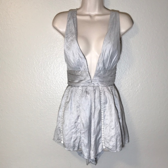 NWT Angel Biba Open Back/Tie Romper - Picture 2 of 6